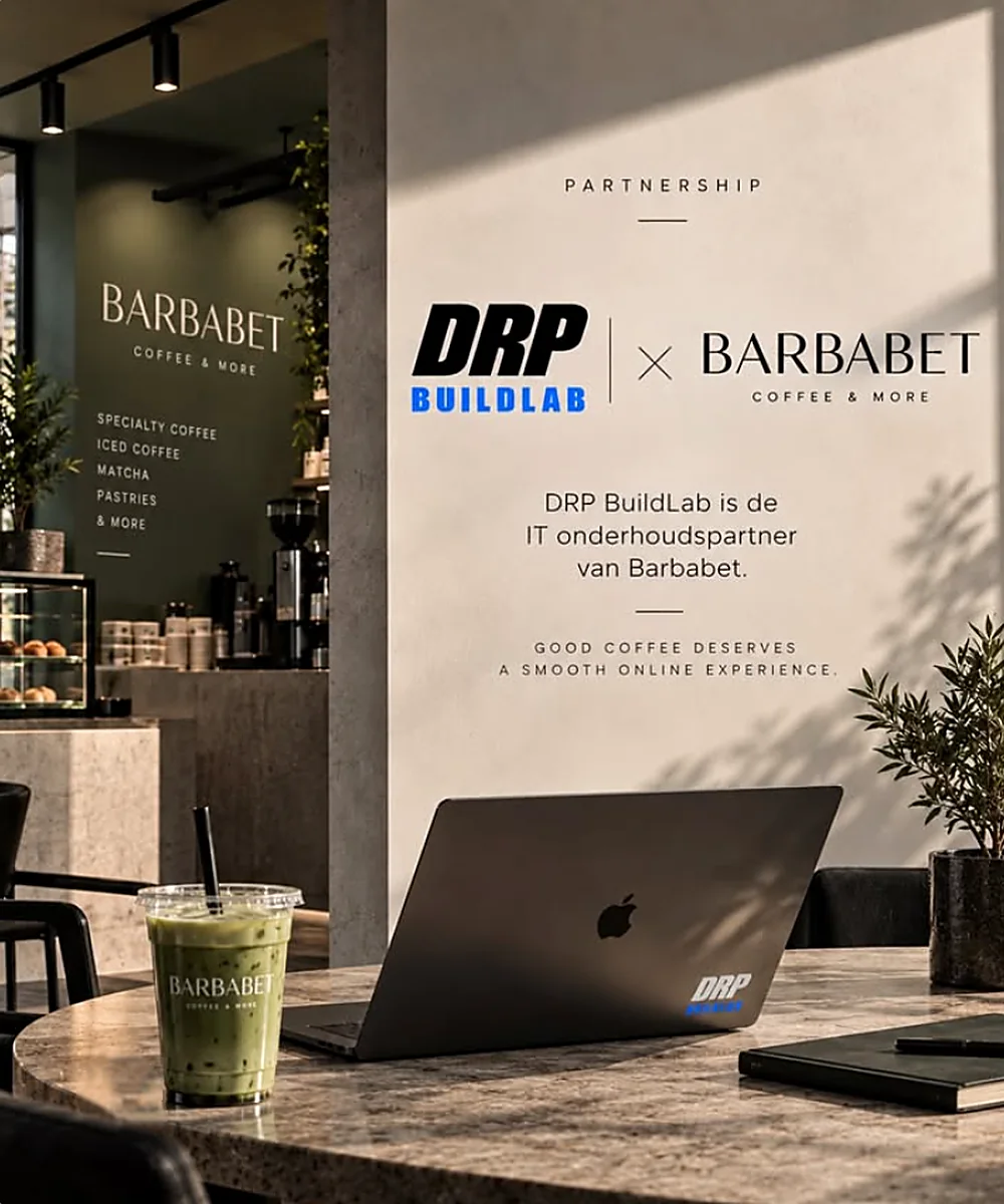 Imagem da parceria: DRP BuildLab e BarBabet